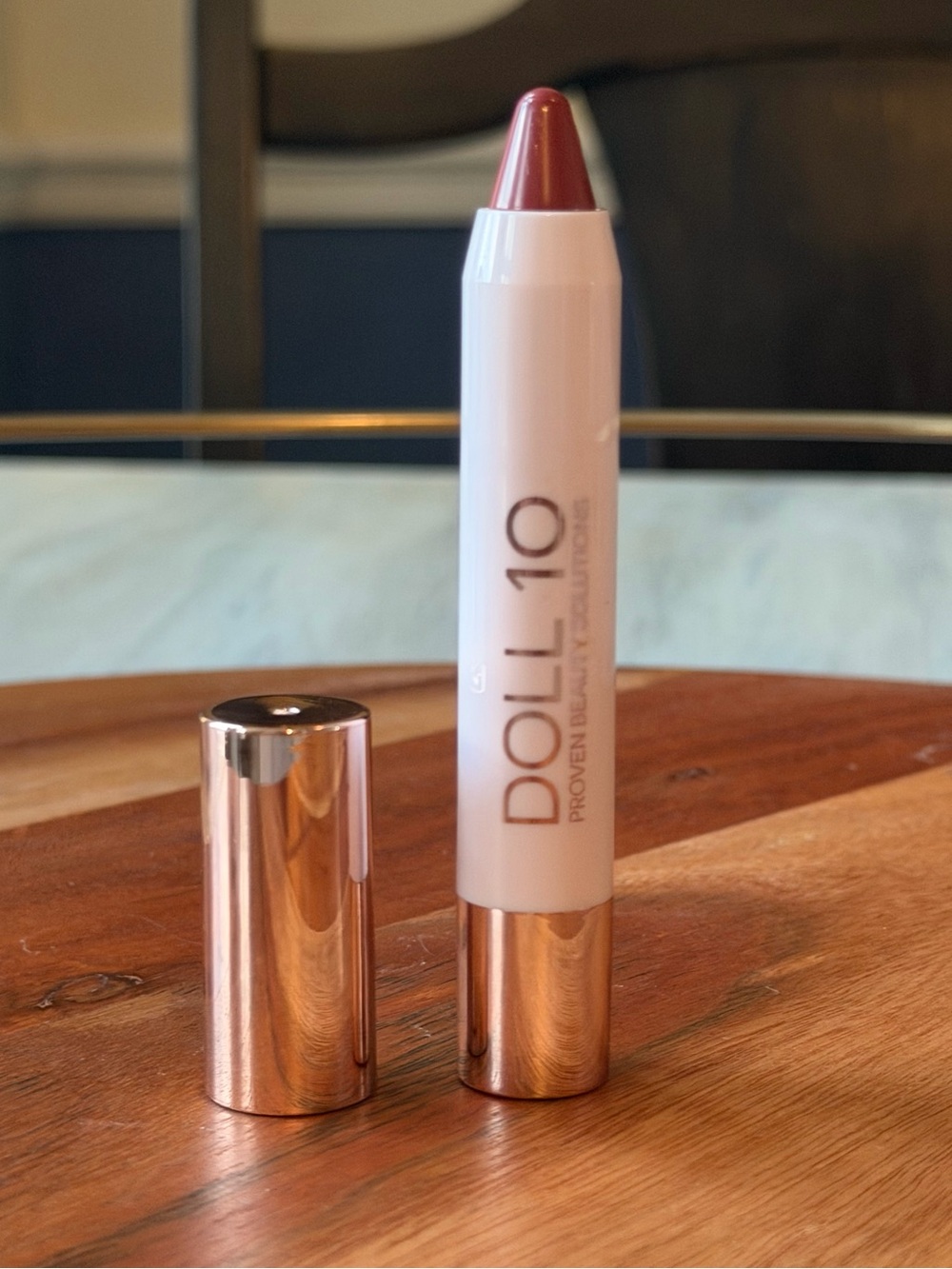 New Doll 10 Lip Crayon “I’m Brave” Mauve 3-in-1 hybrid